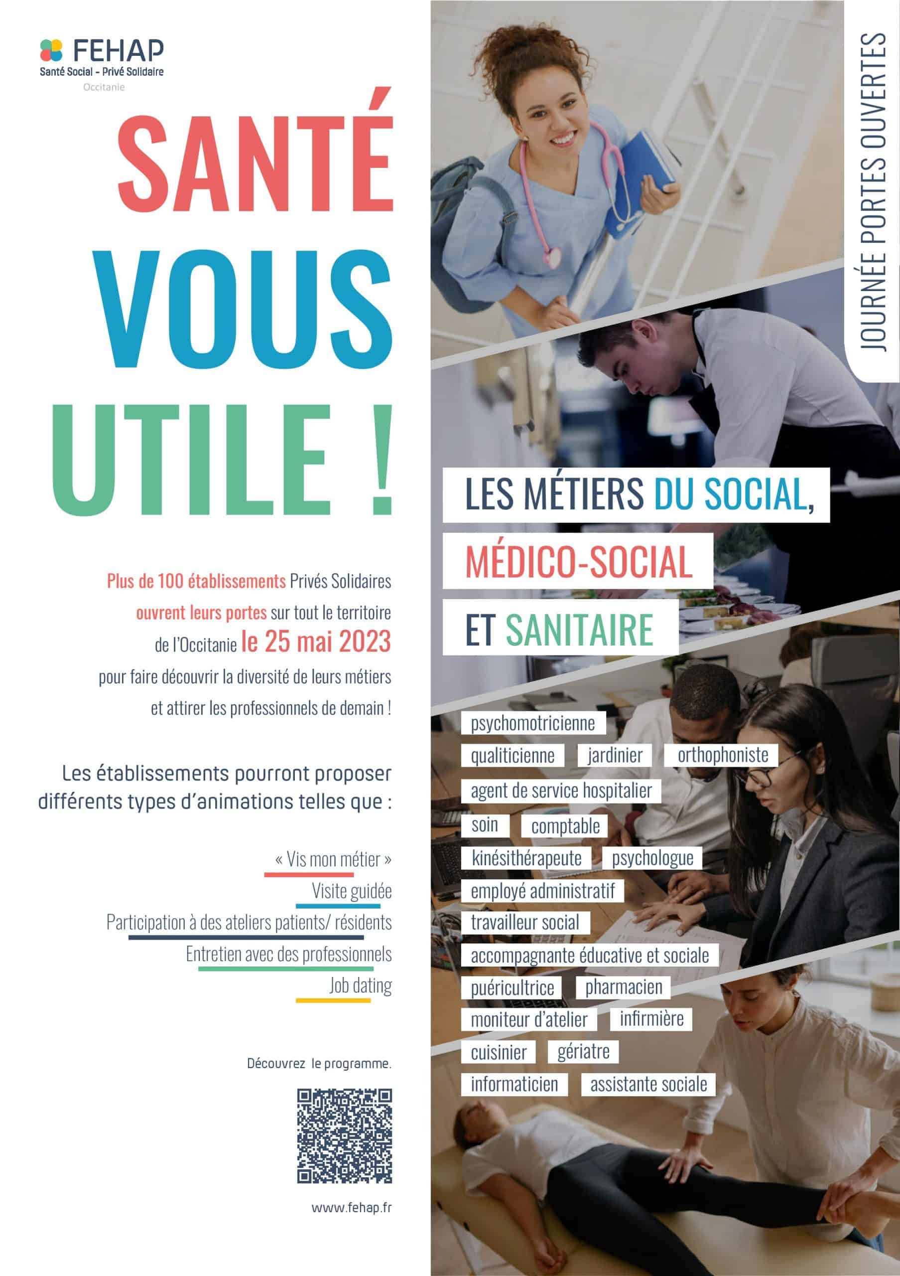 « Santé vous utile ! » : Le 25 mai, les établissements FEHAP d’Occitanie, dont l’ICM, vous ouvrent leurs portes